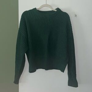 A new day green sweater